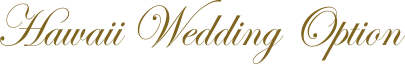 Hawaii Wedding Option